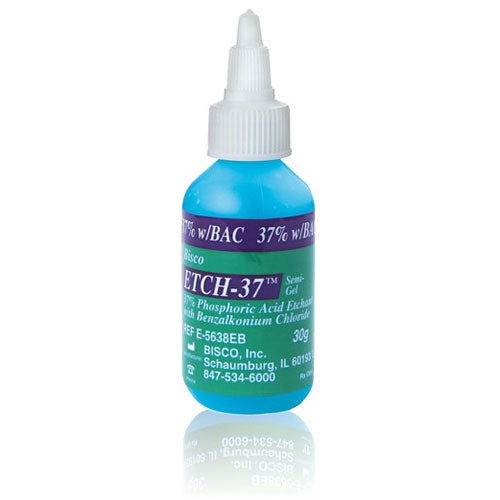 Bisco E-5638EB Etch-37 BAC Phosphoric Acid Dental Etchant 30 Gm Bisco E-5638EB Etch-37 BAC Phosphoric Acid Dental Etchant 30 Gm